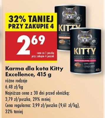 Karma dla kota z indykiem Kitty excellence promocja