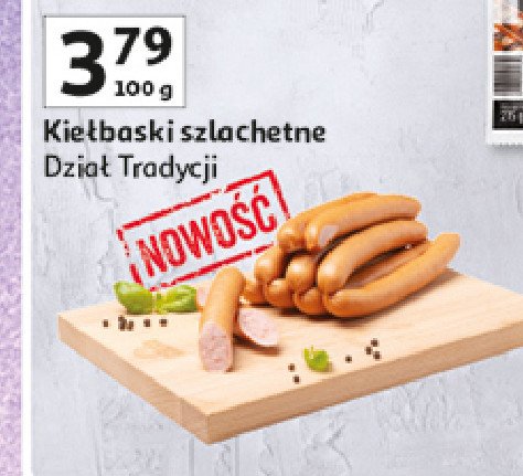 Kiełbaski szlachetne Indykpol promocja w Auchan