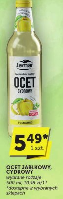 Ocet jabłkowy, cydrowy JAMAR wybrane rodzaje promocja w Euro Sklep