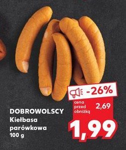 Kiełbasa parówkowa Dobrowolscy promocja