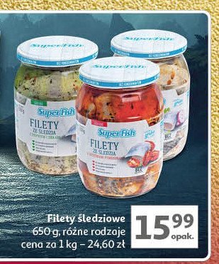 Filety śledziowe po polslu z cebulą Superfish promocja