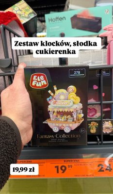 Zestaw klocków Sweet Bakery 278 elementów promocja w Biedronka