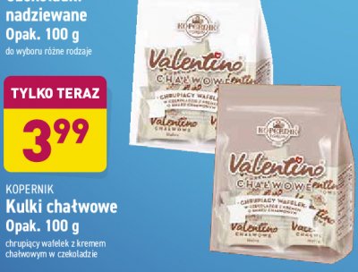 Wafelek cha艂wowy z kremem 艣mietanowym Kopernik valentino promocja