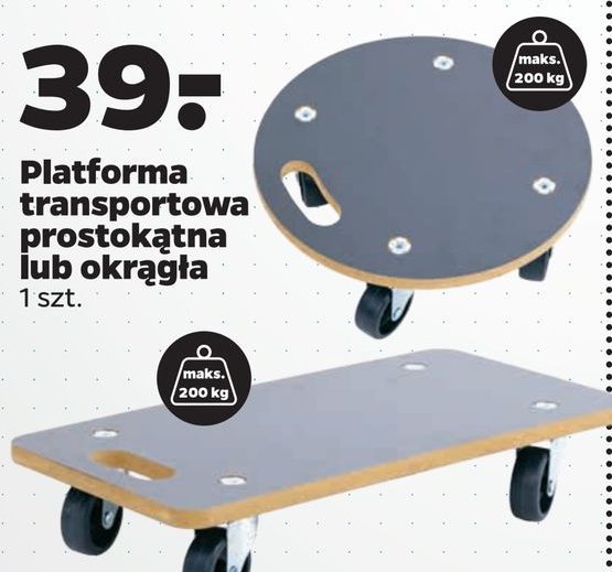 Platforma okr膮g艂a promocja