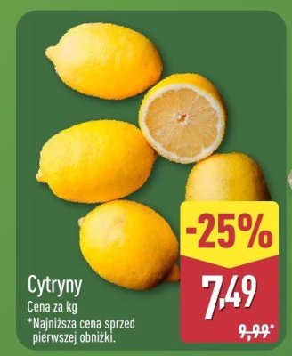 Cytryny promocja w Aldi