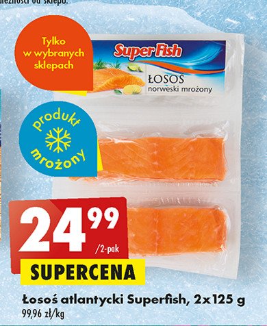 Łosoś norwerski mrożony Superfish promocja