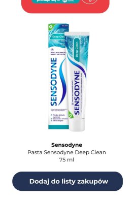Pasta do zębów Deep Clean promocja w Dino
