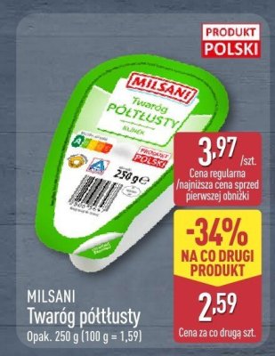 Twaróg półtłusty promocja w Aldi
