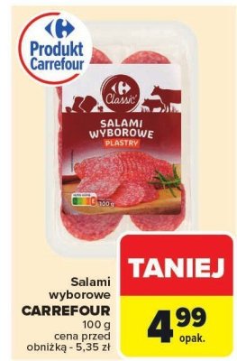 Salami promocja w Carrefour Market