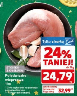 Mięso Polędwiczka wieprzowa promocja w Kaufland