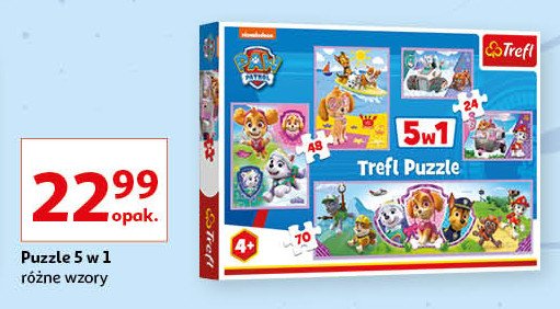 Puzzle 5w1 psi patrol Trefl promocja