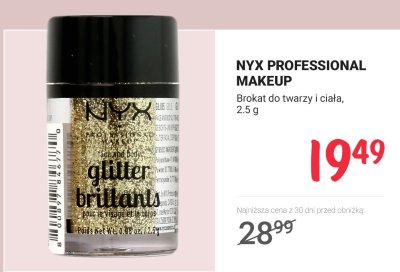 Brokat do twarzy i ciała  promocja w Rossmann