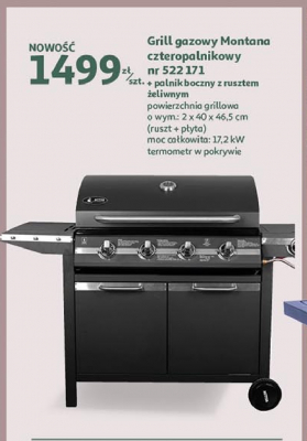 Grill gazowy montana promocja