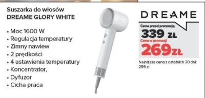 Suszarka do włosów GLORY WHITE promocja w NEONET