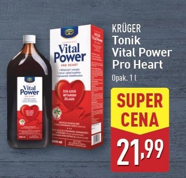 Tonik Kruger vital power promocja w Aldi