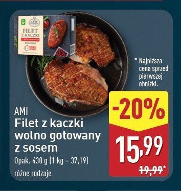 Filet z kaczkki z sosem żurawinowym Ami promocja