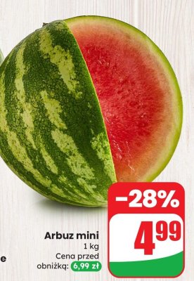 Arbuz mini promocja w Dino