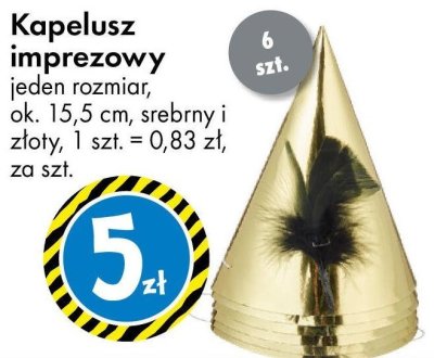 Kapelusz imprezowy promocja w Tedi