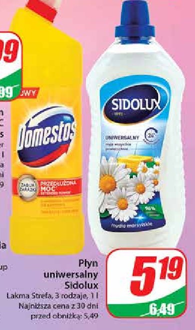 P艂yn do mycia Sidolux Uniwersalny - myd艂o marsylskie promocja