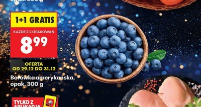 Borówka amerykańska, opak. 300 g promocja w Biedronka
