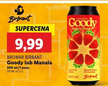 Piwo Browar birbant goody promocja