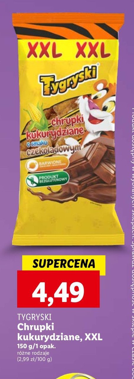 Chrupki czekoladowe Tygryski promocja