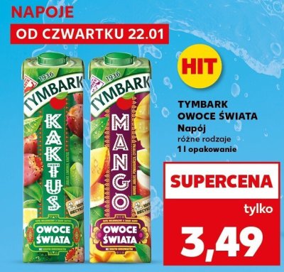 Napój owoce świata promocja w Kaufland
