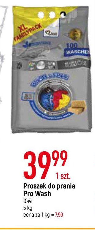 Proszek do prania kolor Pro wash promocja
