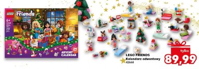 Kalendarz adwentowy LEGO FRIENDS 42568 promocja w Kaufland