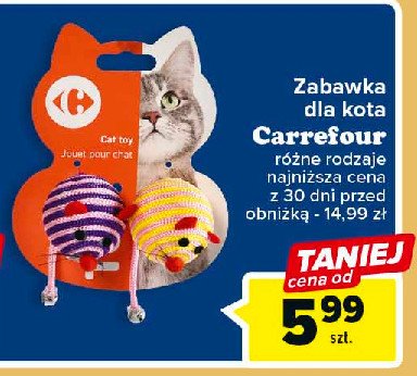 Zabawka dla kota Carrefour promocja