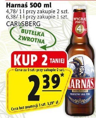 Piwo Harnaś 500 ml promocja w Prim Market