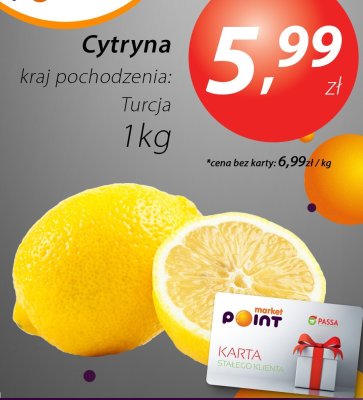 Cytryna kraj pochodzenia: Turcja Market Point promocja