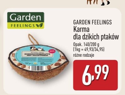 Karma dla dzikich ptaków GARDEN FEELINGS promocja w Aldi
