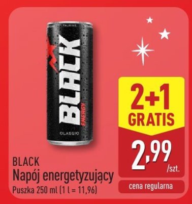 Napój energetyzujący  promocja w Aldi