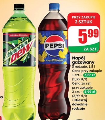Napój gazowany Pepsi Twist PepsiCo promocja