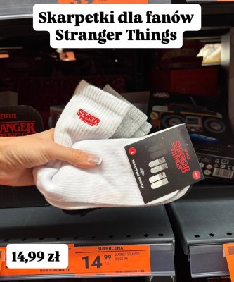 Skarpetki Stranger Things 3-pak promocja w Biedronka