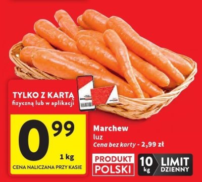 Marchew luz promocja w Intermarche