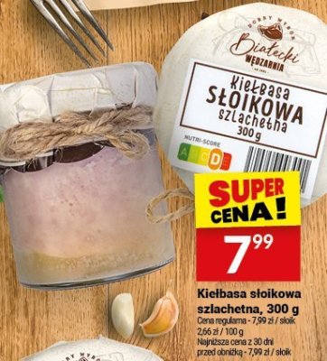 Kiełbasa stolikowa szlachetna, 300 g promocja w Twój Market