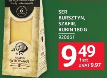 Ser Bursztyn, Szafir, Rubin 180 g promocja w Selgros