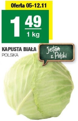 Kapusta biała Polska promocja w SPAR