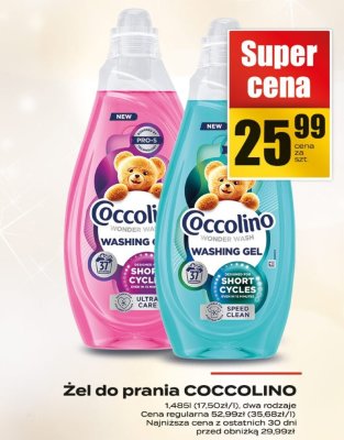 Żel do prania Coccolino promocja w Supeco