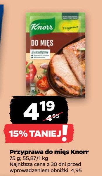 Do mięs Knorr przyprawa promocja