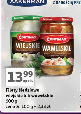 Filety śledziowe wawelskie Contimax promocja