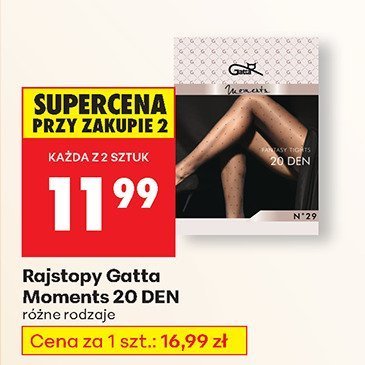 Rajstopy Gatta Moments 20 DEN różne rodzaje promocja w Biedronka