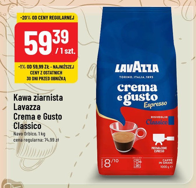 Kawa Lavazza crema & gusto espresso promocja