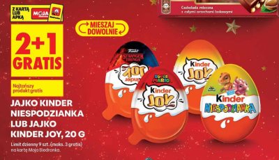 Jajko Kinder Joy 20g promocja w Biedronka