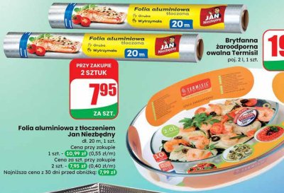 Brytfanna żaroodporna owalna Termisil poj. 2 l promocja w Dino