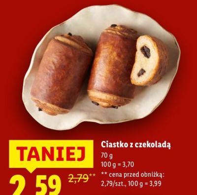 Ciastko z czekoladą promocja w Lidl