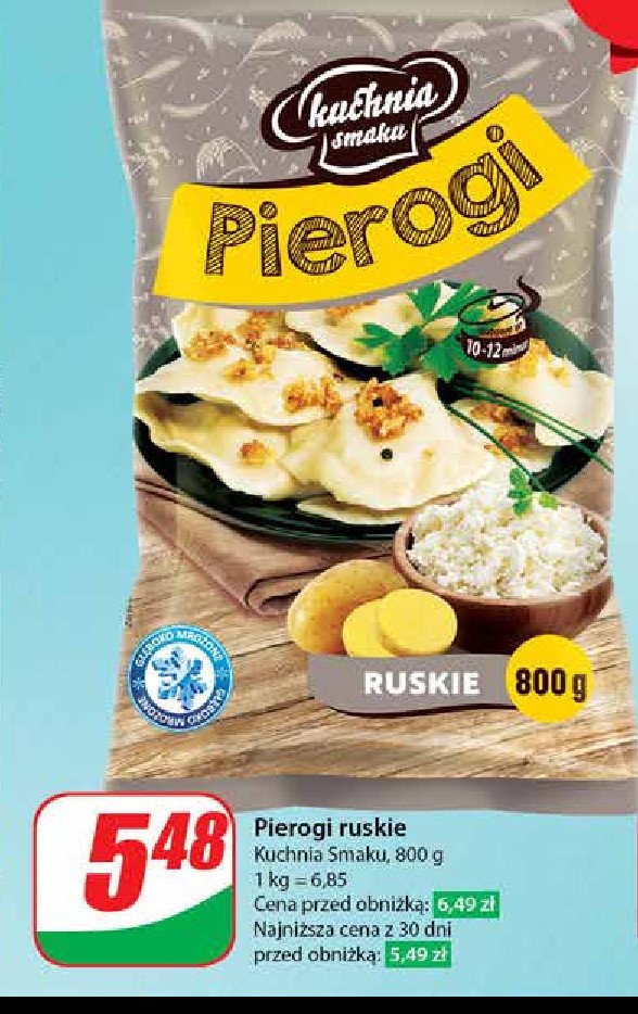 Pierogi ruskie Kuchnia smaku promocja