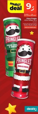 Chipsy Pringles różne rodzaje 185g promocja w Dealz